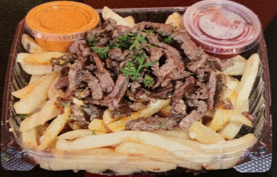 Order 20. Beef Doner Fries food online from Turkish Agha store, Portland on bringmethat.com