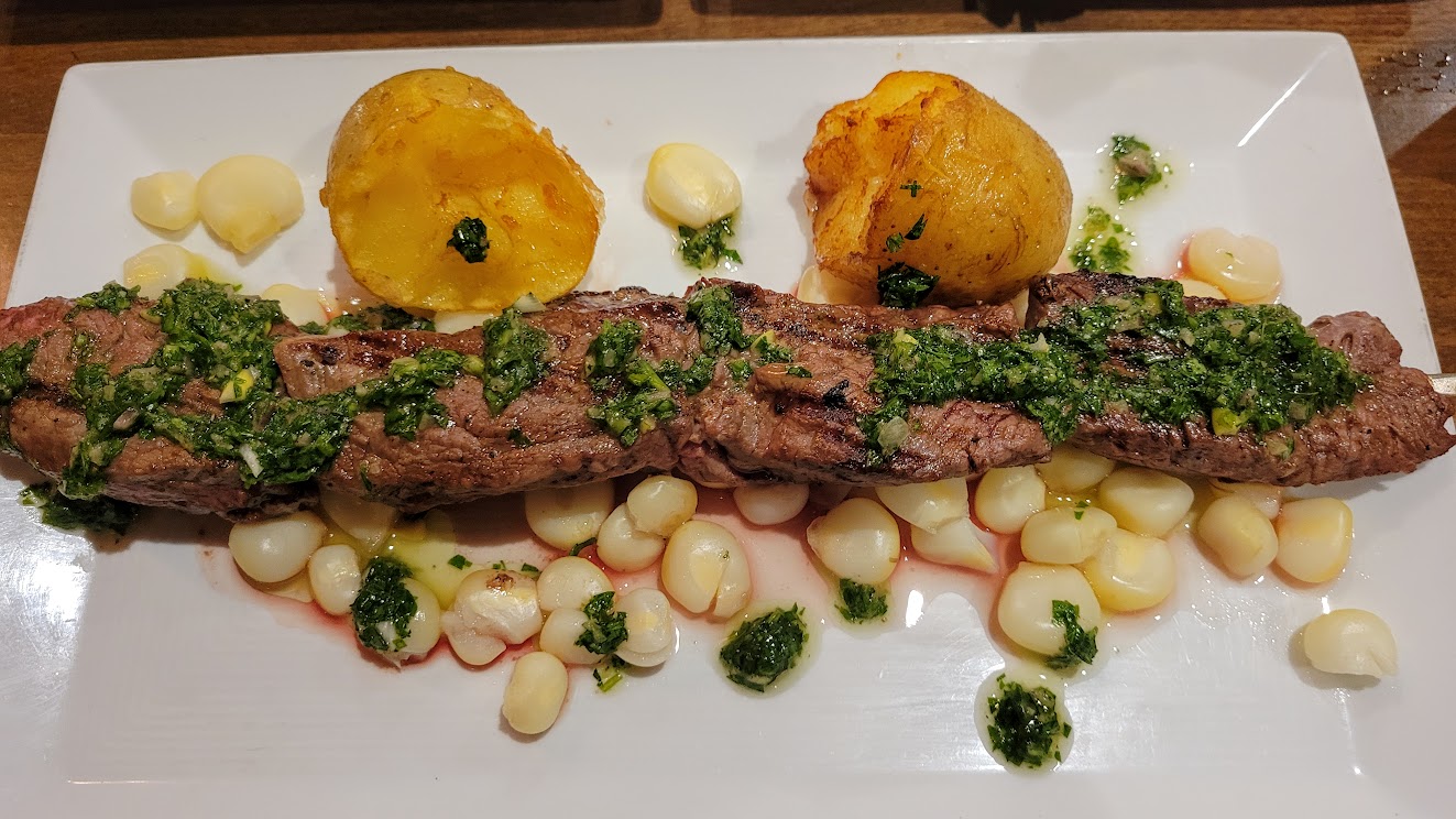 Order Beef Tenderloin with Chimichurri Sauce food online from Lima store, Concord on bringmethat.com