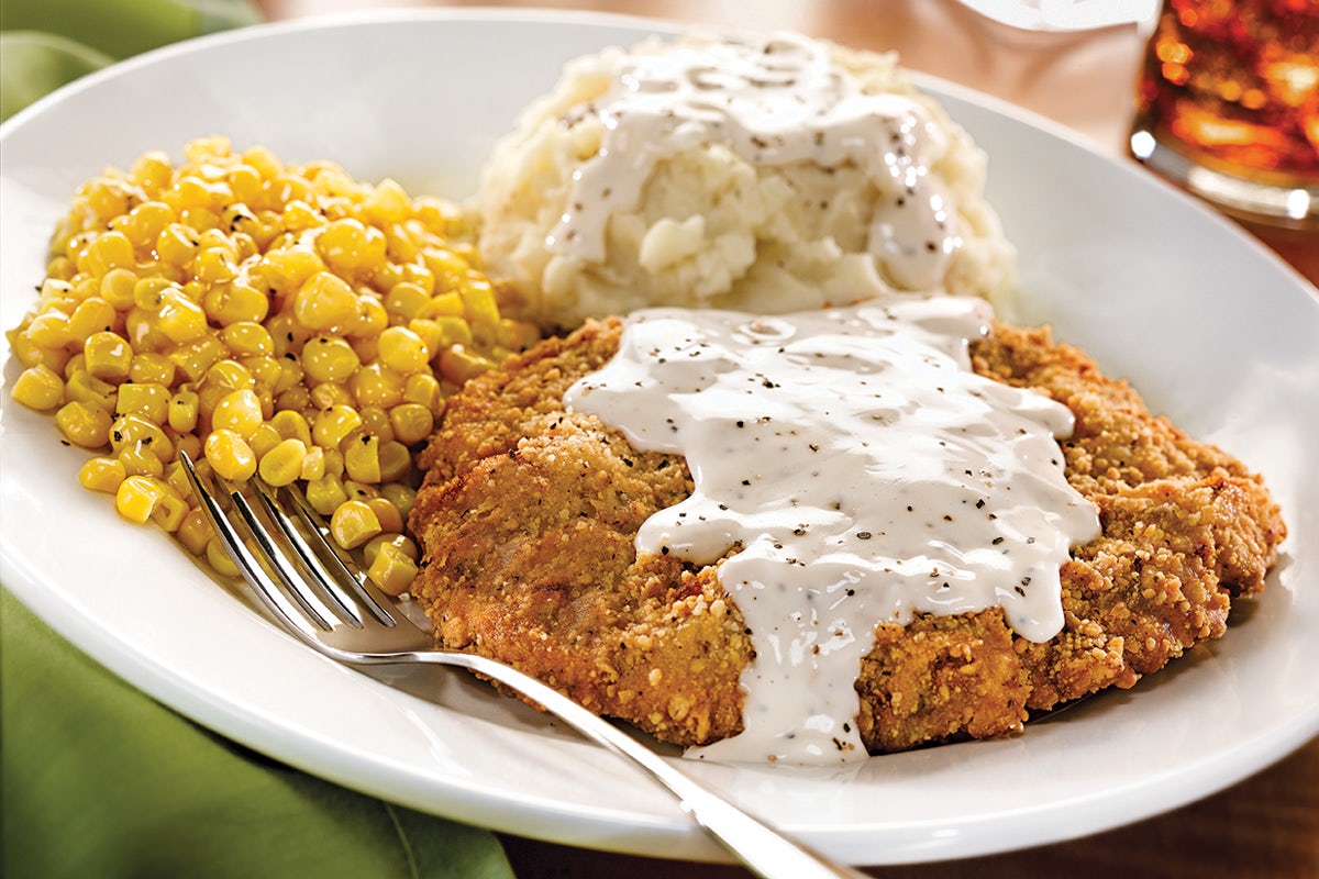 Order Country Fried Steak food online from Perkins Restaurant & Bakery store, Green Bay on bringmethat.com