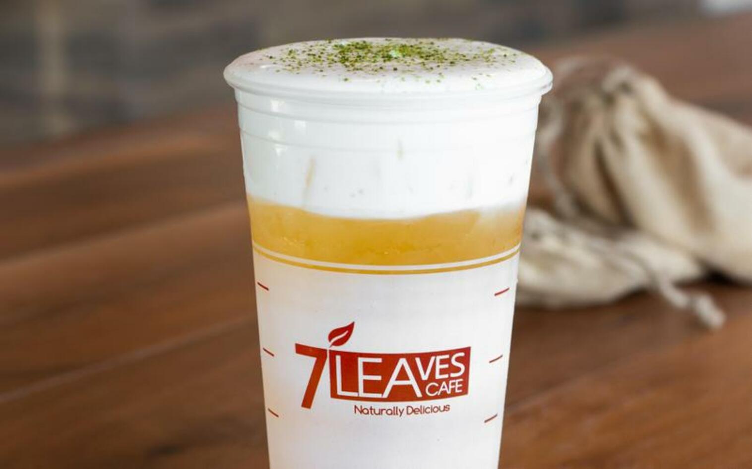 Order Sea Cream Jasmine Tea food online from 7 Leaves Cafe store, Garden Grove on bringmethat.com