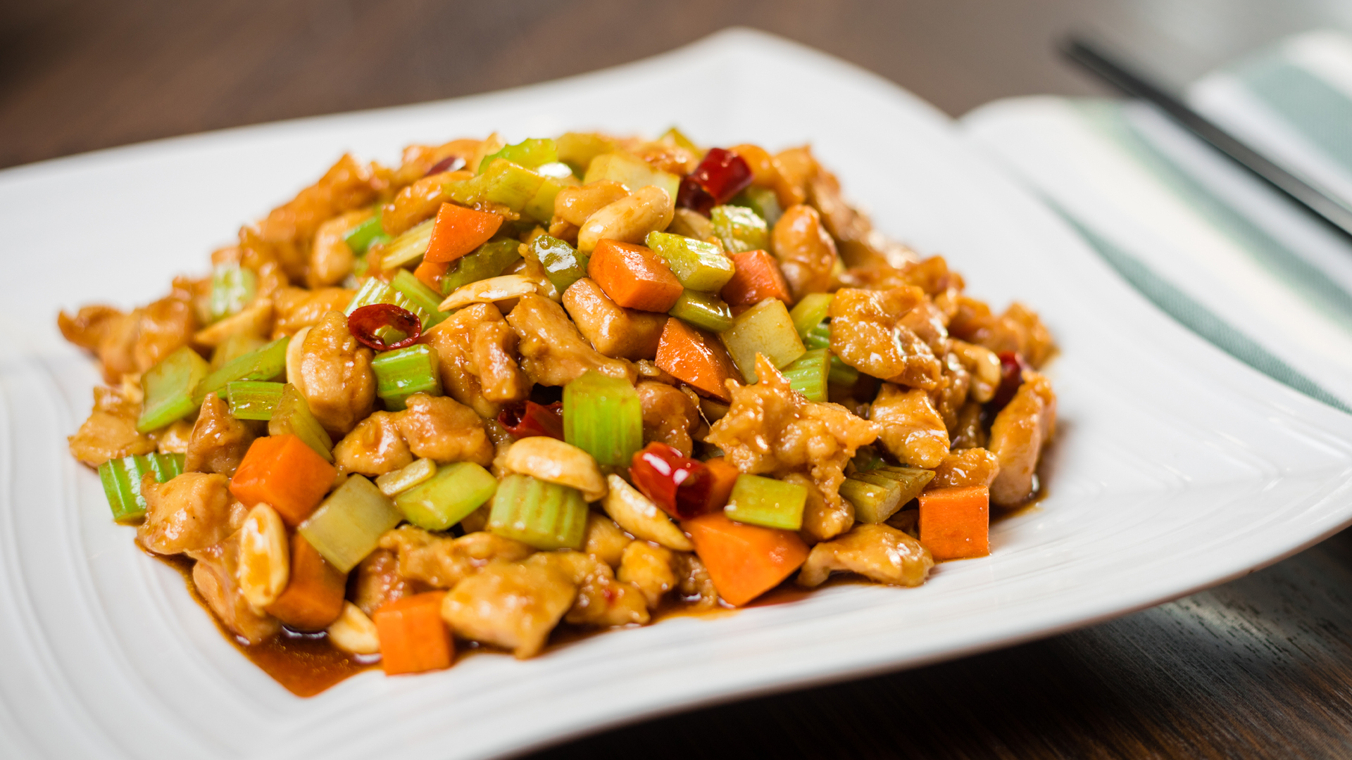 Order Kung Pao Chicken food online from Sichuan Bistro store, Mason on bringmethat.com