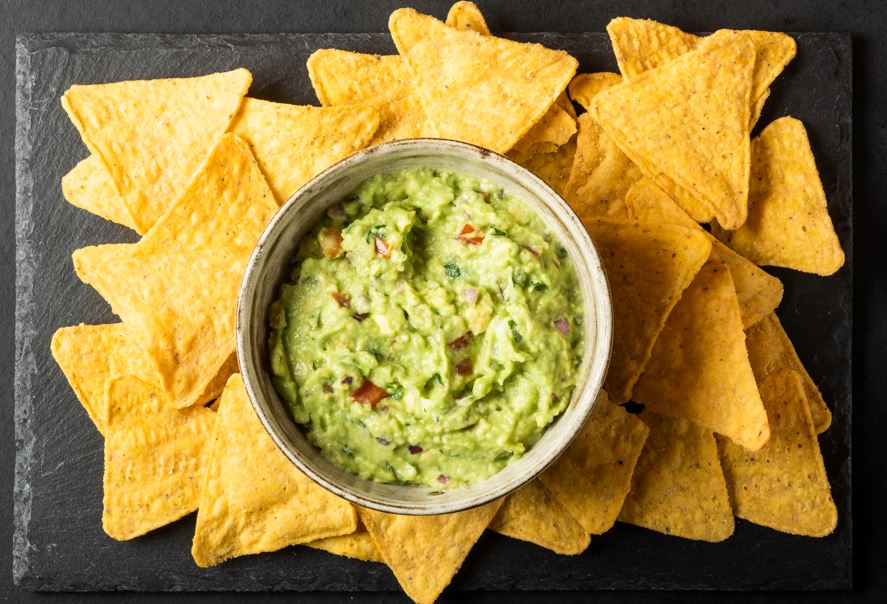 Order TORTILLAS CHIPS & GUACAMOLE  food online from Kirk Tacos Fusion store, Brooklyn on bringmethat.com