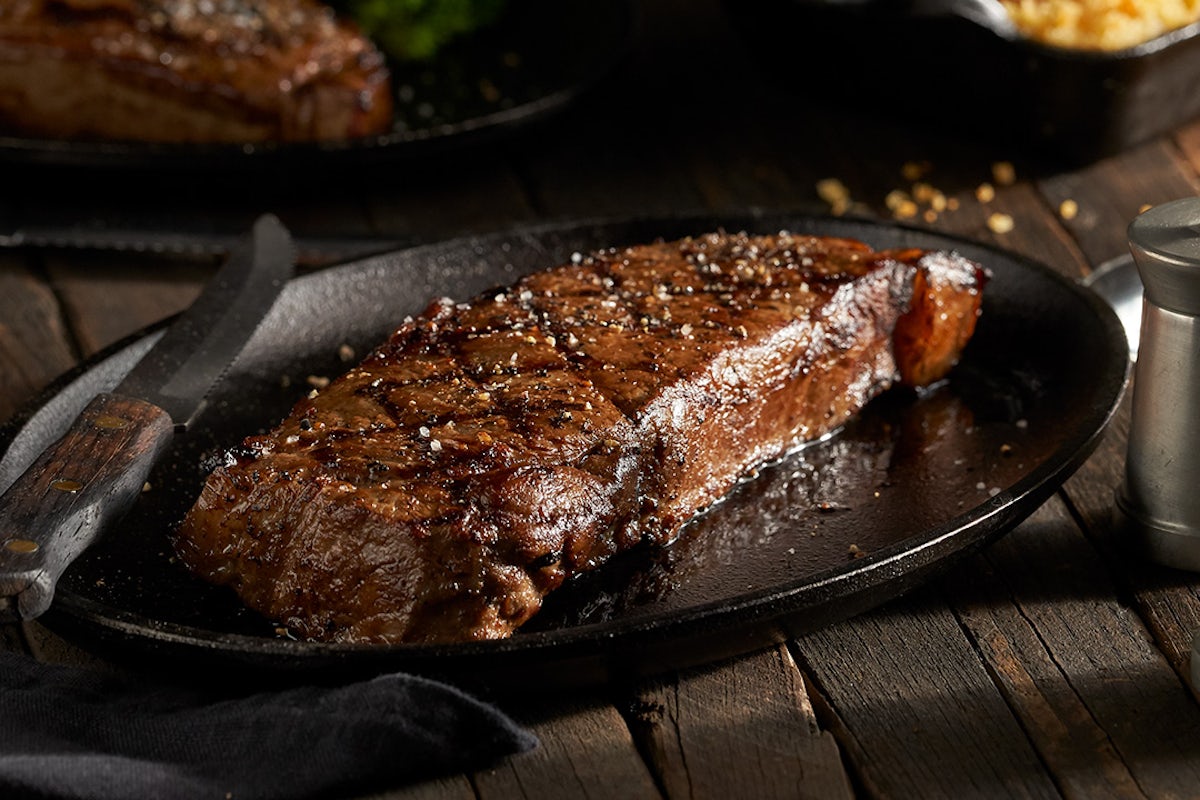 Order New York Strip Center-Cut food online from Black Angus Steakhouse store, Chandler on bringmethat.com