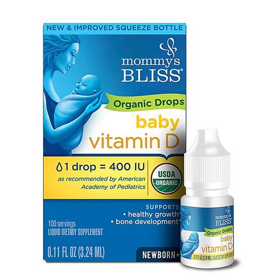 Order Mommy's Bliss® .11 fl. oz. Baby Vitamin D Organic Drops food online from Bed Bath &Amp; Beyond store, Portsmouth on bringmethat.com