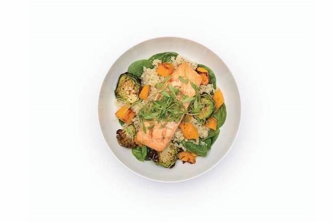 Order Salmon & Winter Veg food online from Protein Bar & Kitchen store, Oak Brook on bringmethat.com