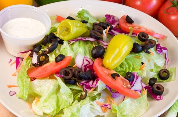 Order Dinner Salad food online from Ameci Pizza store, Fillmore on bringmethat.com