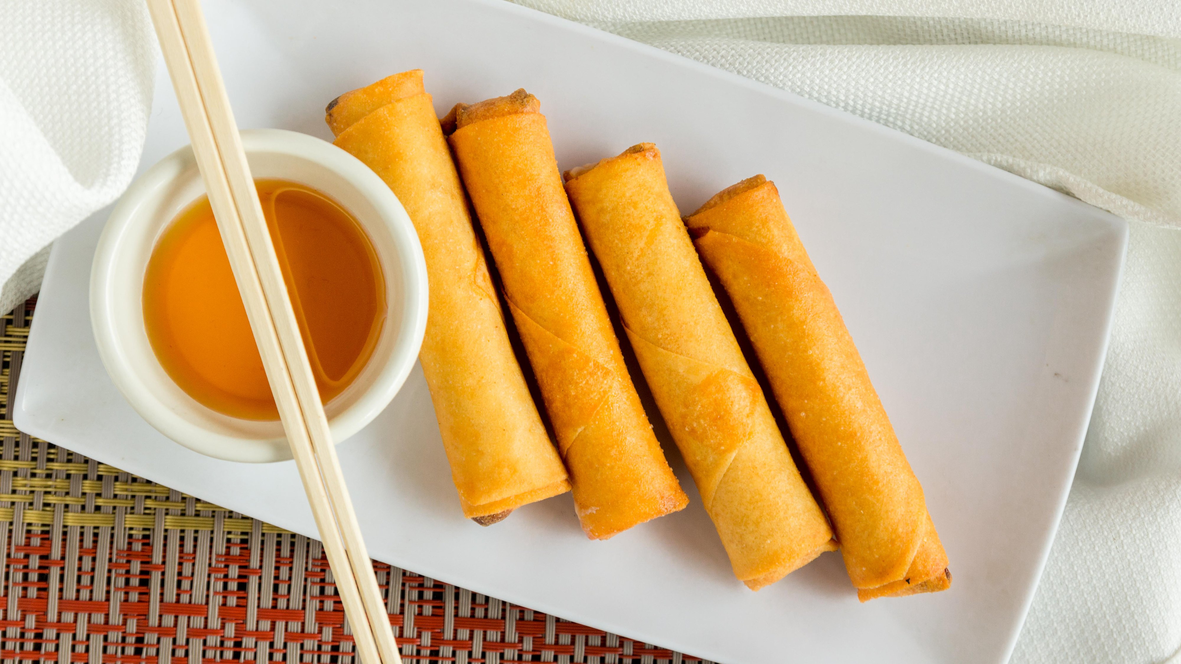 Order A8. Shrimp Cream Cheese Roll food online from Thai Koon Kitchen store, West Chester Township on bringmethat.com