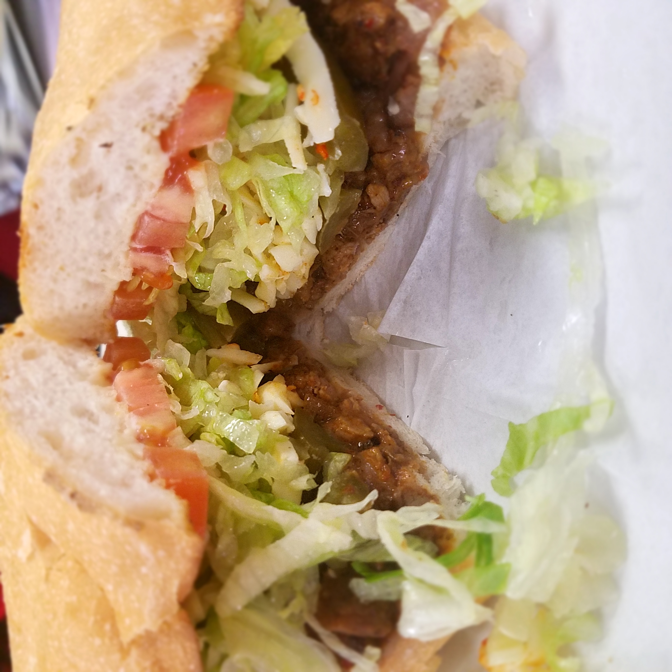 Order Al Pastor Torta food online from Los Arcos store, Mount Prospect on bringmethat.com
