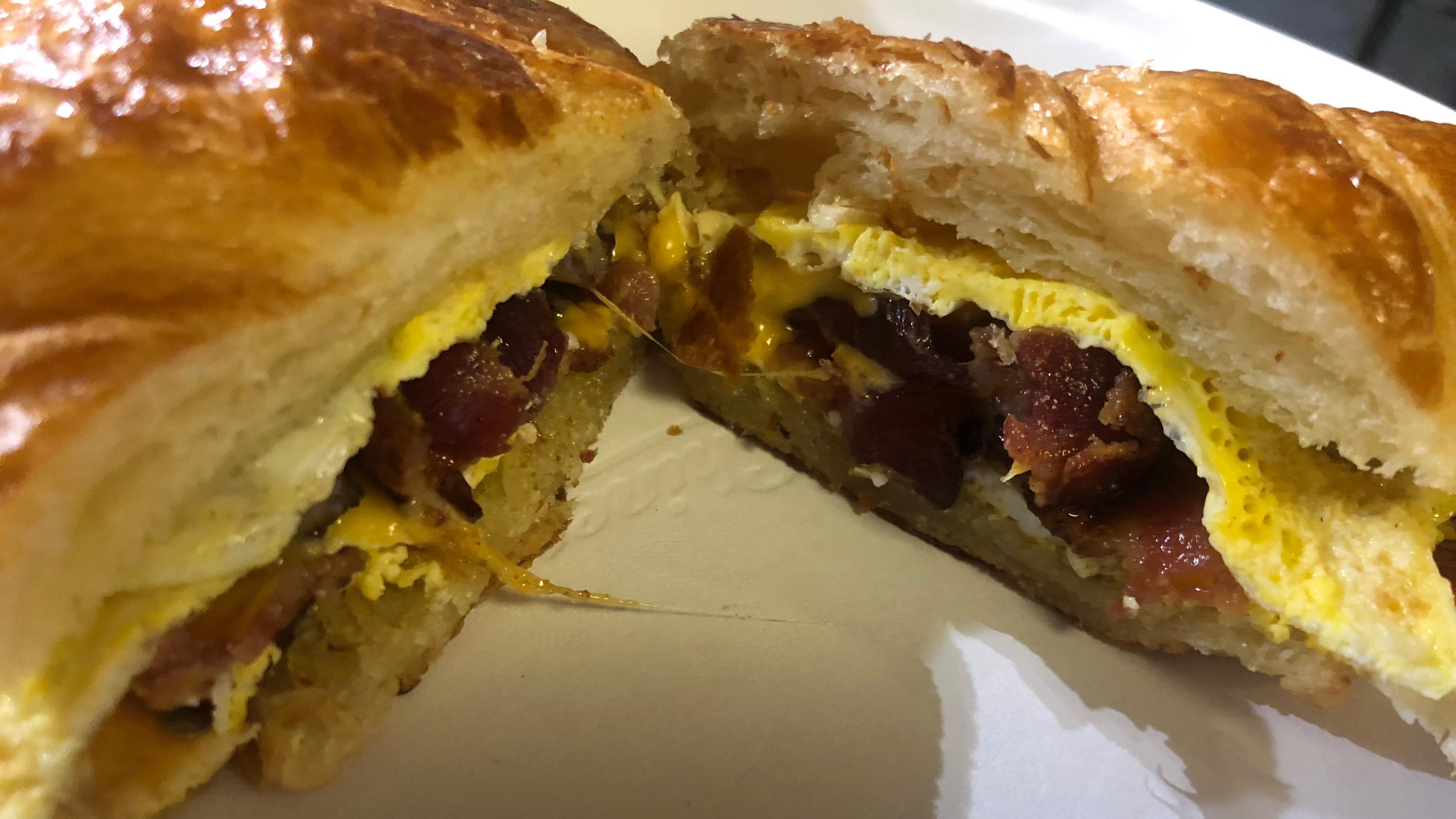 Order Breakfast Sandwich on a Croissant  food online from Ak Subs store, San Francisco on bringmethat.com