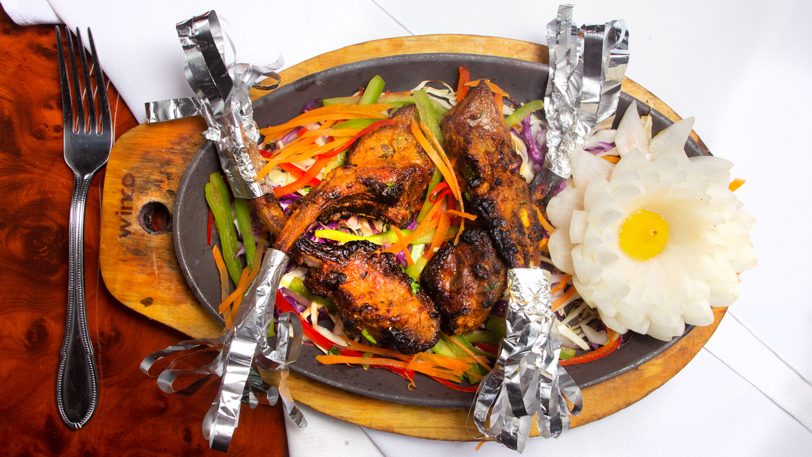 Order Rack of Lamb food online from Mirch Masala Cuisine Of India store, Groton on bringmethat.com