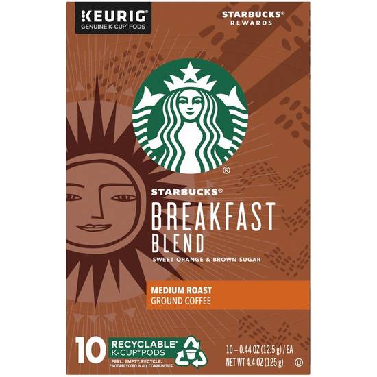 Order Starbucks Breakfast Blend K-Cup Pods, 10 CT food online from Cvs store, SAINT CLAIR SHORES on bringmethat.com