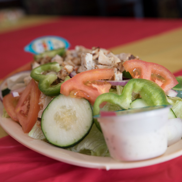 Order Green Salad food online from LA Pizza store, Panorama City on bringmethat.com