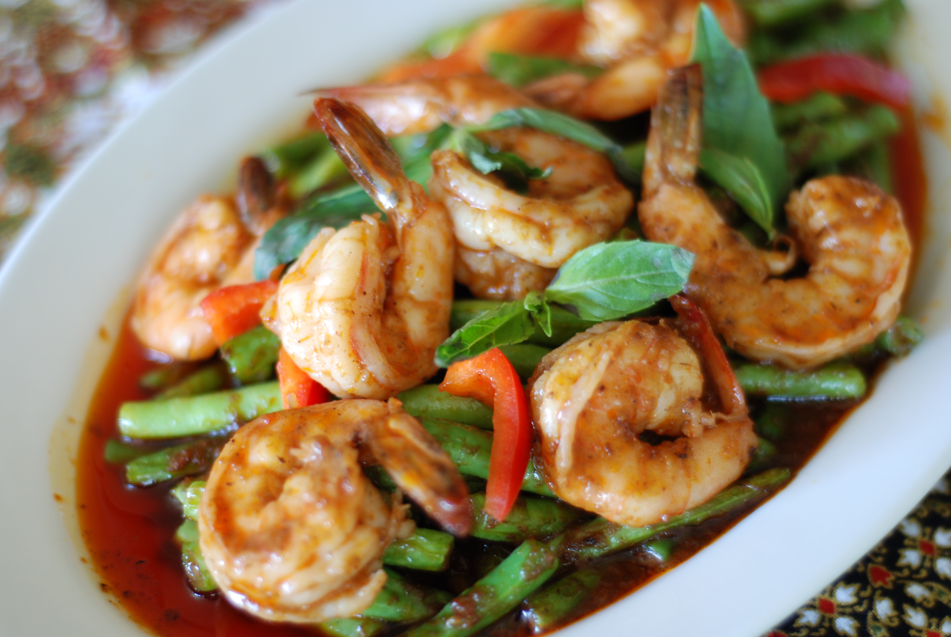 Order Spicy String Bean food online from Thai Fiesta Cafe store, Paramount on bringmethat.com