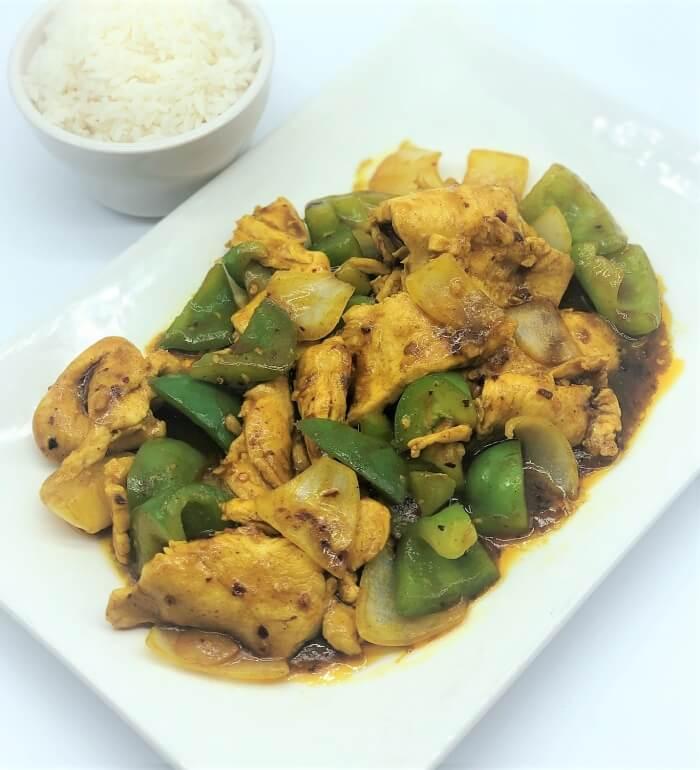 Order CURRY CHICKEN food online from Kim Son Cafe  store, Houston on bringmethat.com