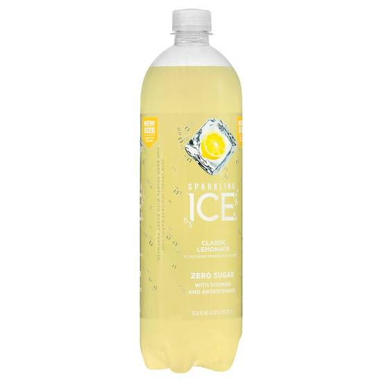 Order Sparkling Ice Classic Lemonade with Antioxidants Sparkling Water (33.8 oz) food online from Rite Aid store, PITTSBURGH on bringmethat.com