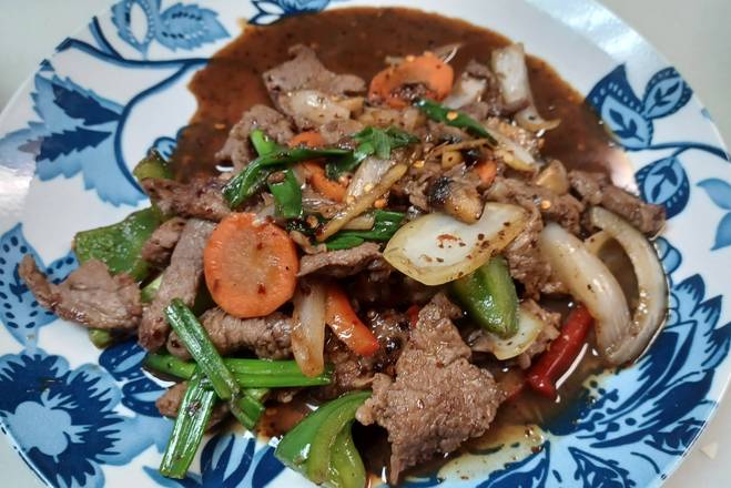 Order Mongolian Beef food online from Tao Thai Hot store, San Antonio on bringmethat.com