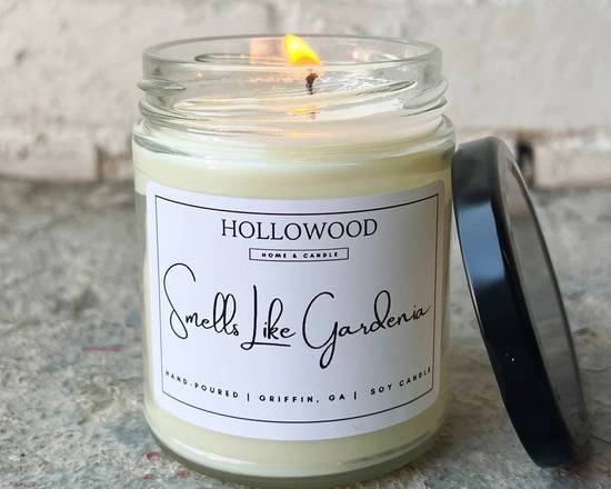 Order Hollowood Home and Candle SMELLS LIKE GARDENIA (7 oz) food online from Trio Pharmacy store, Columbus on bringmethat.com