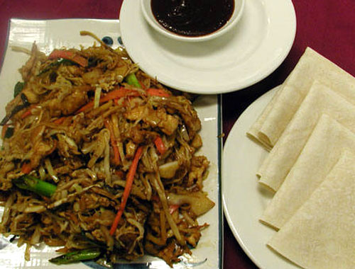 Order 105. Moo Shu Chicken food online from China Garden store, Hackettstown on bringmethat.com