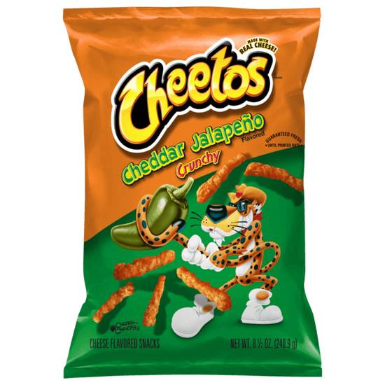 Order Cheetos Cheddar Jalapeno 8.5oz food online from Casey's General Store store, Lincoln on bringmethat.com