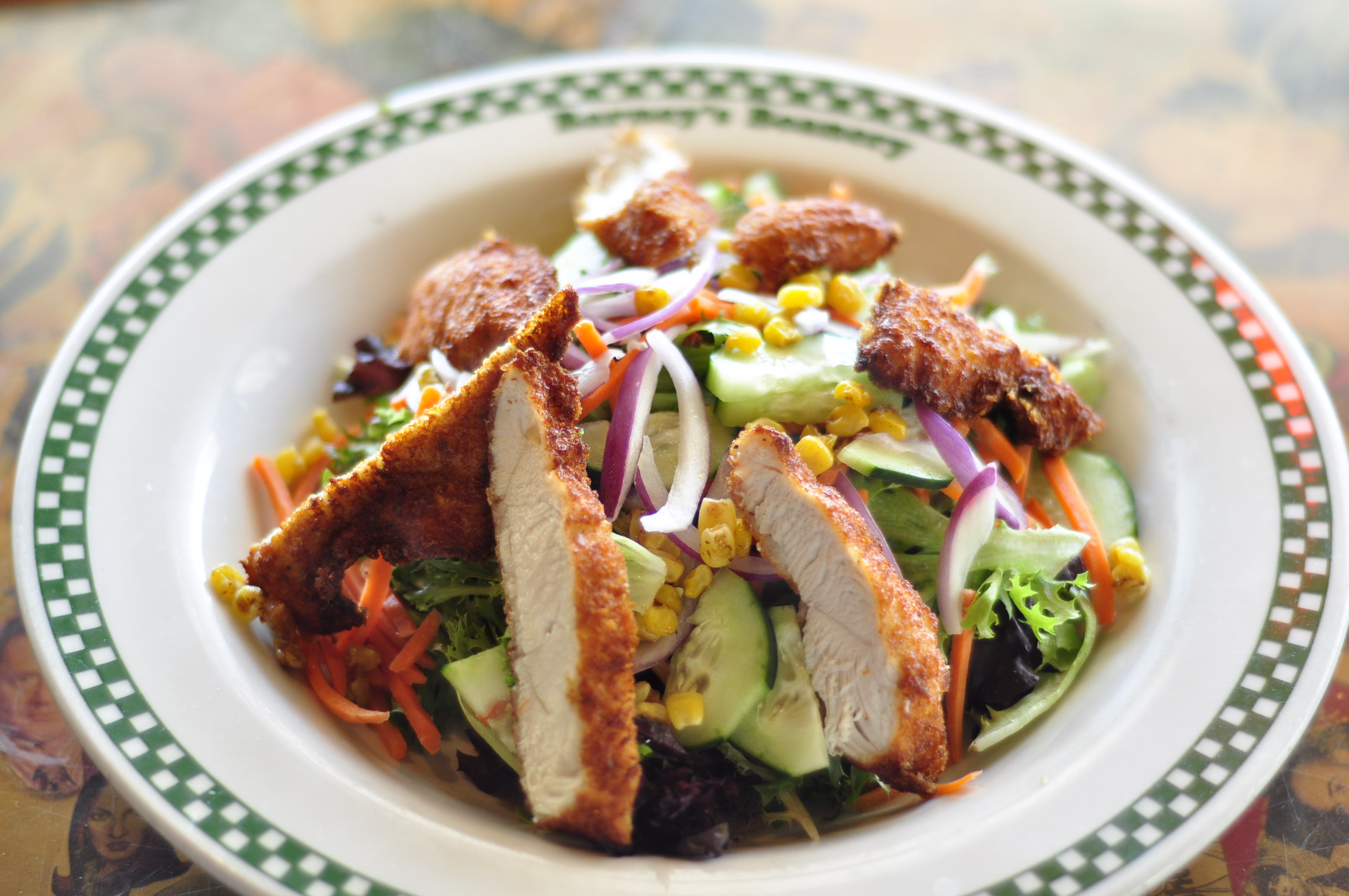 Order Southern Fried Chicken Salad food online from Barney Beanery store, Los Angeles on bringmethat.com