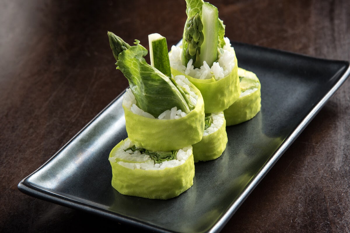 Order VEGETARIAN ROLL food online from RA Sushi store, Lombard on bringmethat.com