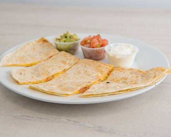 Order Cheese Quesadilla food online from Burgers With Attitude store, Los Angeles on bringmethat.com