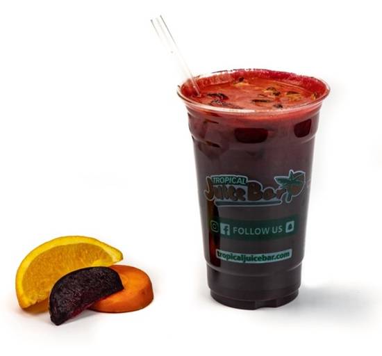 Order Super Red Juice food online from Tropical Juice Bar store, Passaic on bringmethat.com