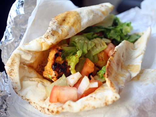 Order Chicken Kabob Sandwich food online from Abu Omar Halal - Webster store, Webster on bringmethat.com
