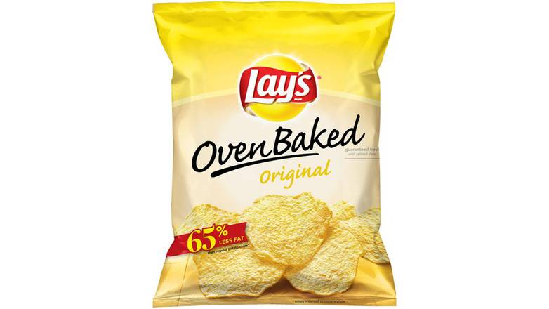 Order Lays Oven Baked Original Potato Chips food online from Trumbull Mobil store, Trumbull on bringmethat.com