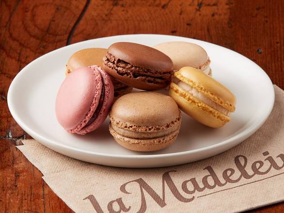 Order Macaron 6 Pack food online from La Madeleine Country French Cafe store, Bailey's Crossroads on bringmethat.com