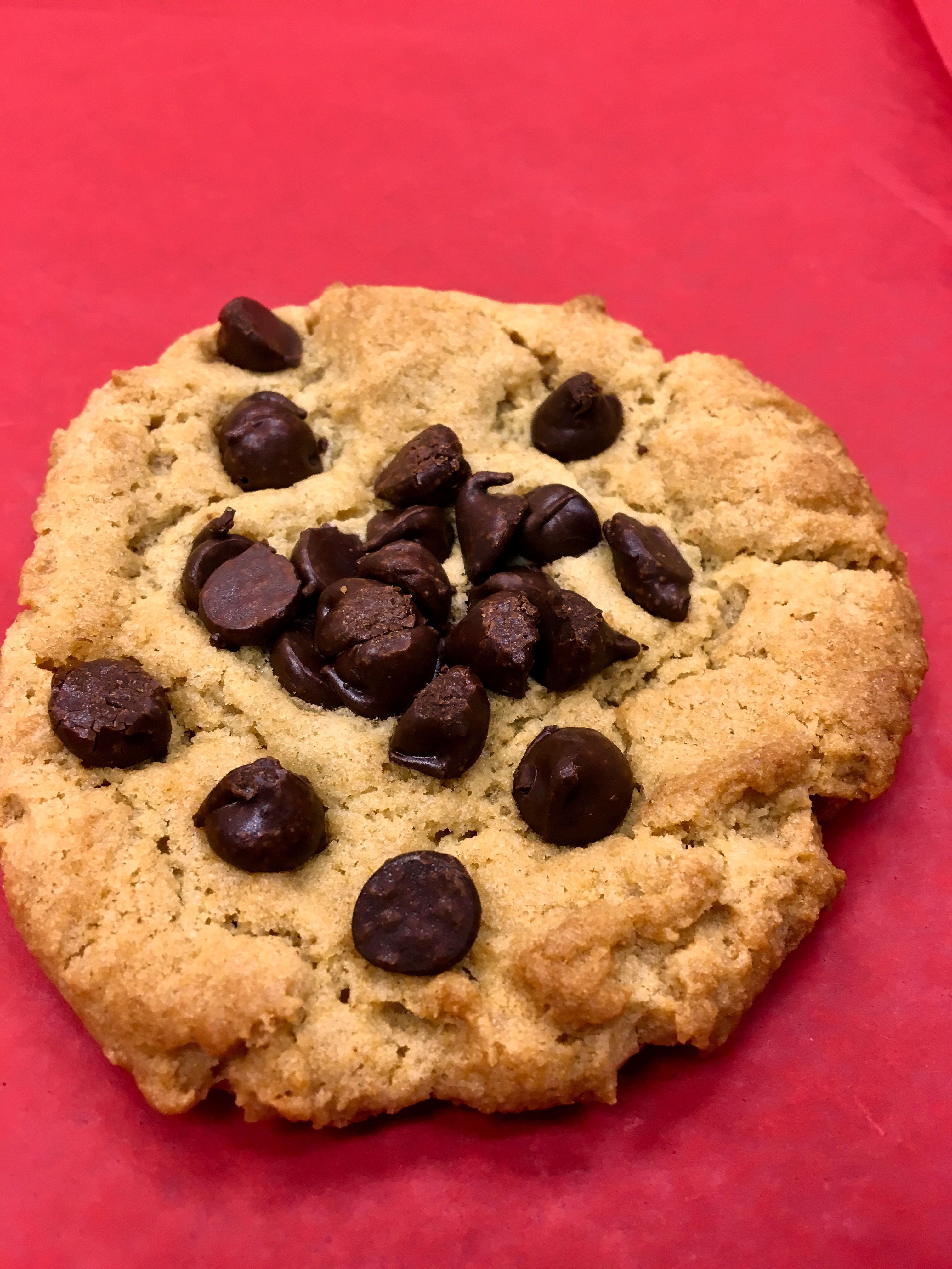 Order Peanut Butter Chocolate Chip Cookie food online from The Cookie Company store, Omaha on bringmethat.com