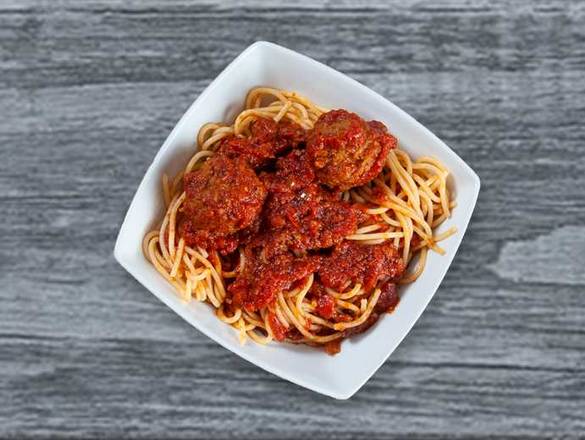 Order Kid's Spaghetti with 2 Meatballs food online from Seasons Pizza store, New Castle on bringmethat.com