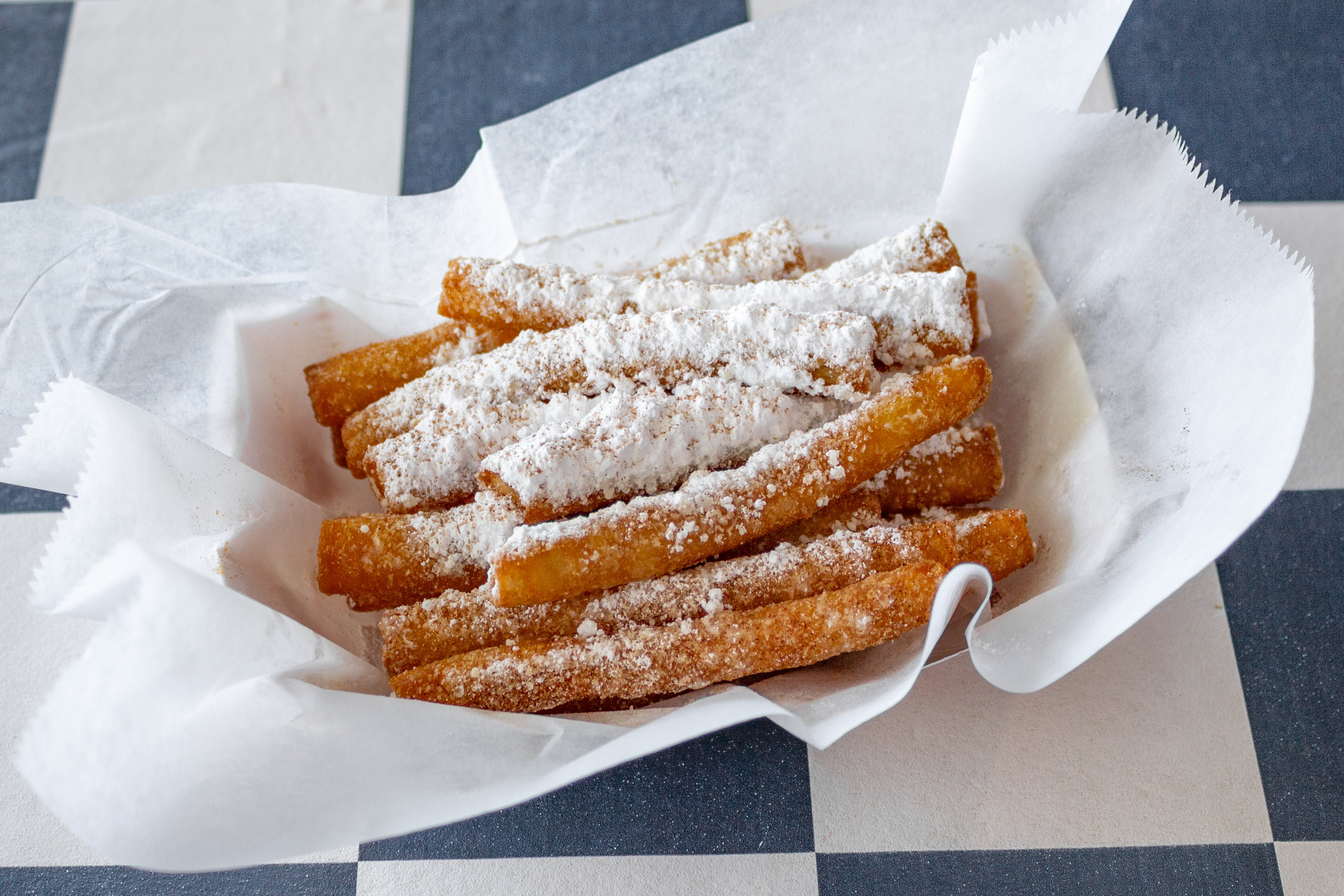 Order Funnel Fries - Dessert food online from Pizza Works store, Williamsville on bringmethat.com