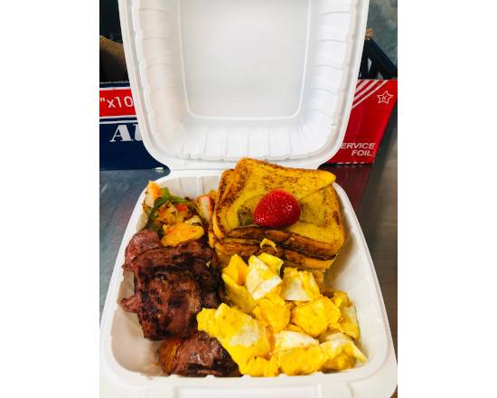 Order Breakfast Platter with Egg and cheese and Home Fries 凜 food online from Habibi Gourmet Deli store, South Ozone Park on bringmethat.com