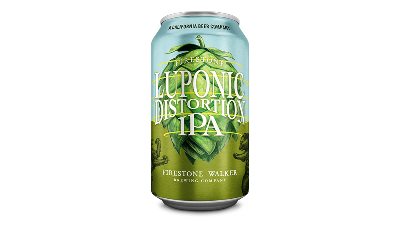Order Firestone Walker Luponic Distortion IPA 6 Pack 12oz Bottle food online from Liquor Palace store, Burbank on bringmethat.com