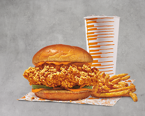 Order Spicy Chicken Sandwich Combo food online from Popeyes Chicken and Biscuits store, Frederick on bringmethat.com