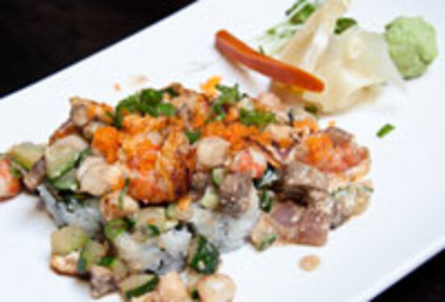 Order DYNIMITE ROLL food online from Tsukiji Sushi Sen store, Santa Monica on bringmethat.com