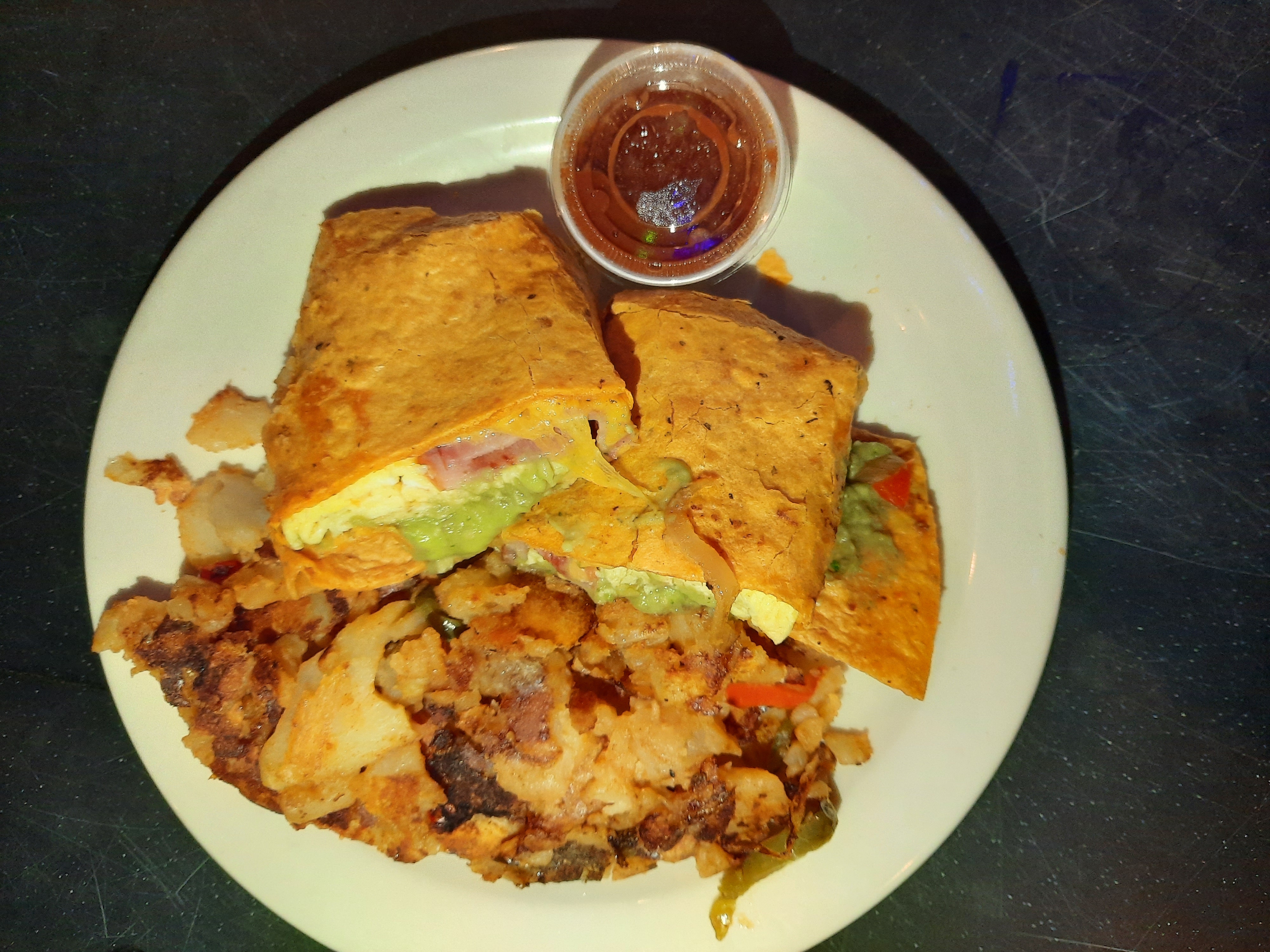 Order Breakfast Burrito  food online from Galaxy Diner store, New York on bringmethat.com