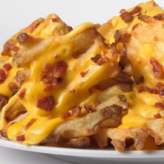 Order Loaded Waffle Fries food online from Mac Pizza & Wings store, Richmond on bringmethat.com
