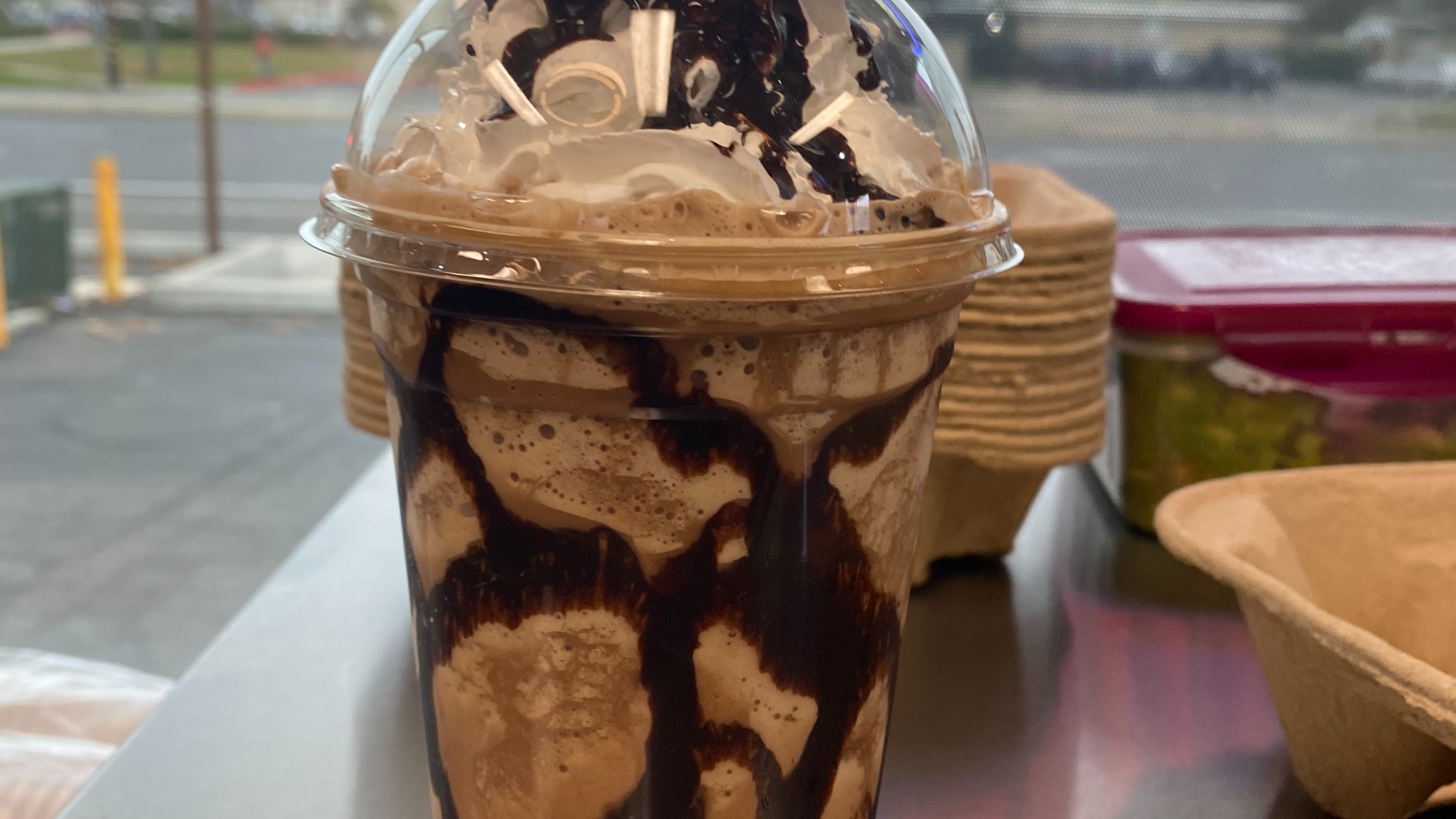 Order Milk Chocolate Ghirardelli Shake food online from New Brew Cafe store, North Highlands on bringmethat.com