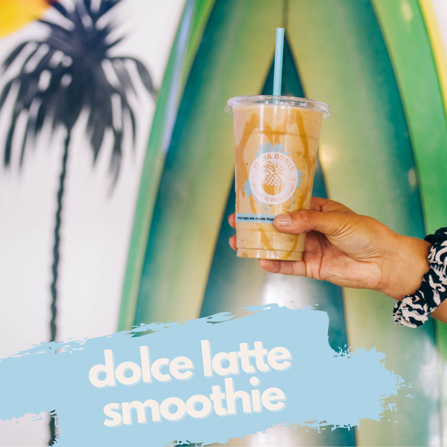 Order Dolce Latte Smoothie food online from Playa Bowls store, New York on bringmethat.com