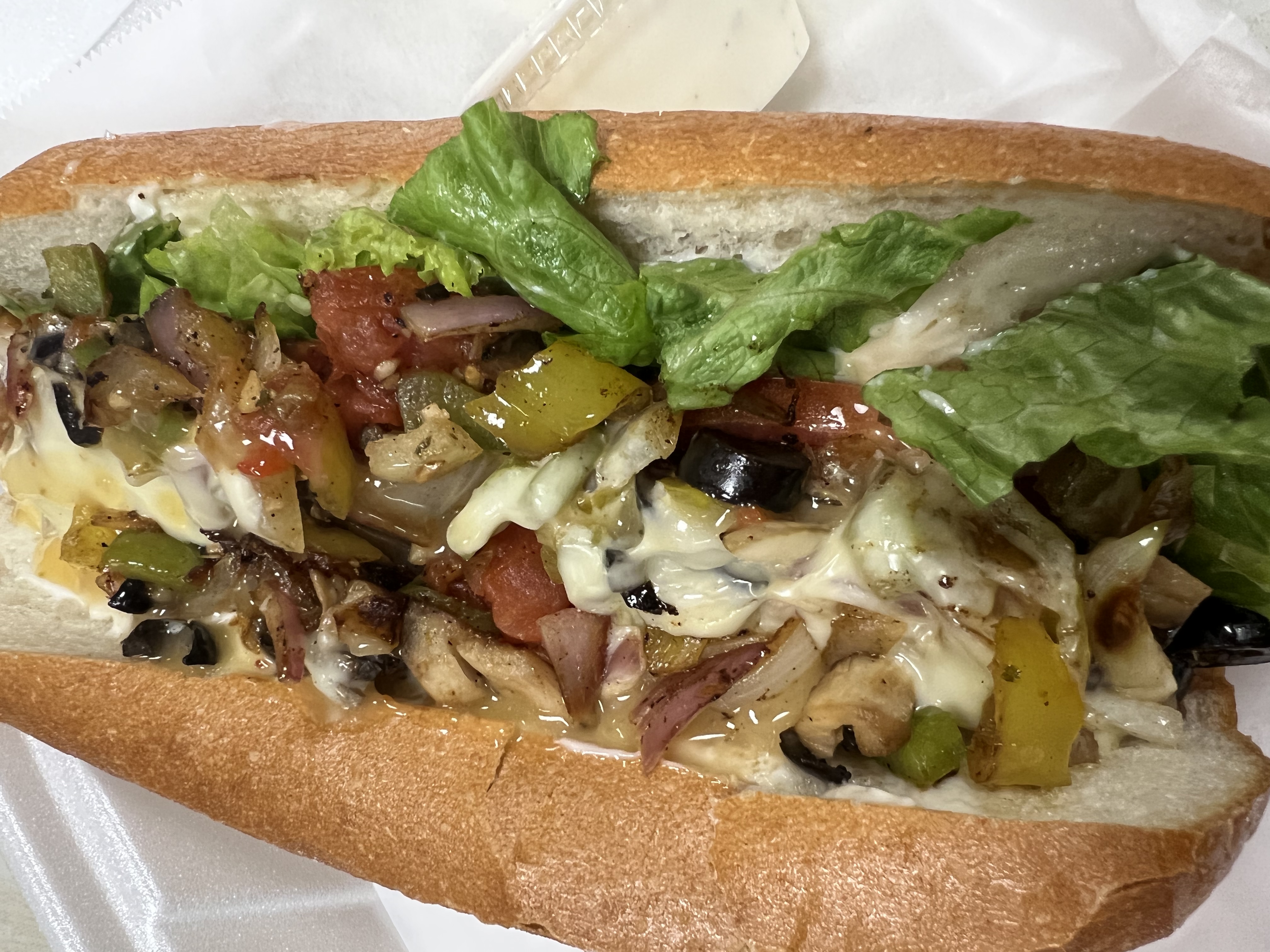 Order Grilled Chicken Sub food online from Downtown Pizza store, Blacksburg on bringmethat.com