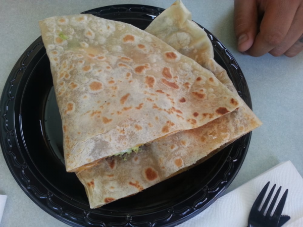 Order Chicken Quesadilla food online from Alfredo's Mexican Food store, Torrance on bringmethat.com