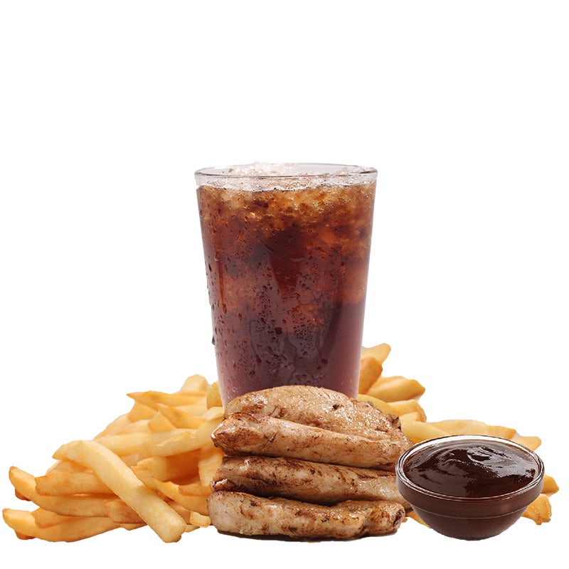 Order 4 Grilled Chicken Tender Basket food online from Hwy 55 Burgers Shakes & Fries store, Richlands on bringmethat.com