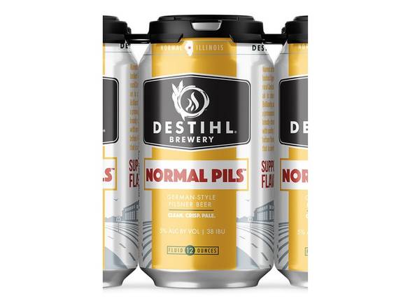 Order Destihl Normal Pils - 6x 12oz Cans food online from Kirby Food & Liquor store, Champaign on bringmethat.com