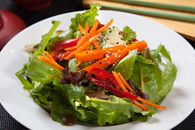 Order 9. House Salad food online from Crazy Rock'n Sushi store, Irvine on bringmethat.com