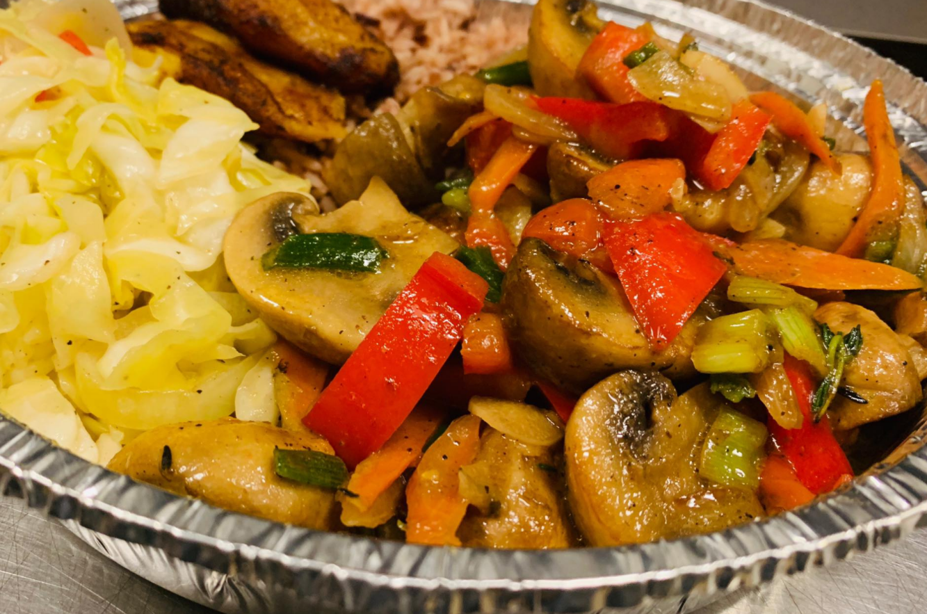 Order Jerk Tofu Lunch food online from Yaad Style Jamaican Cuisine store, Portland on bringmethat.com