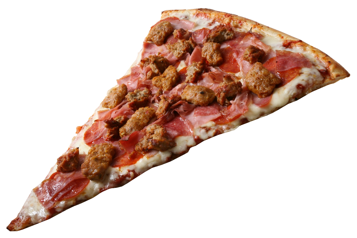 Order Meat Lovers Pizza Slice food online from Big Mama & Papa Pizzeria store, Montrose on bringmethat.com