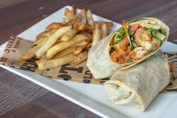 Order Gold Fever Chicken Wrap food online from PT's Gold store, Henderson on bringmethat.com