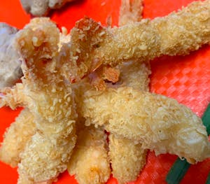 Order AP10. Shrimp Tempura (5) food online from Peking Chef store, Fairfax Station on bringmethat.com